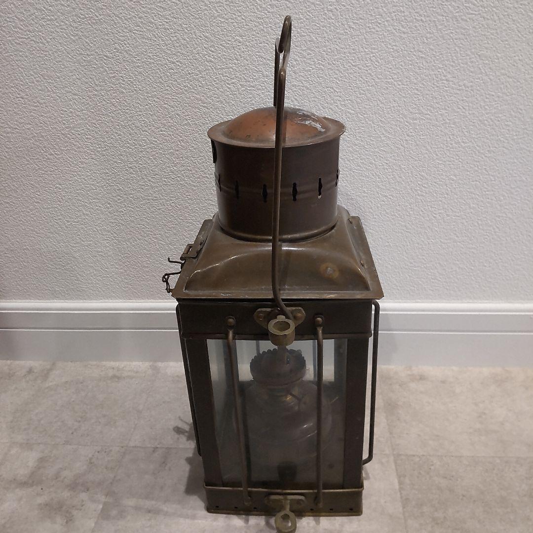 ヴィンテージ 真鍮 アンティーク 船 ランタン オイルランプ 海上ランプ