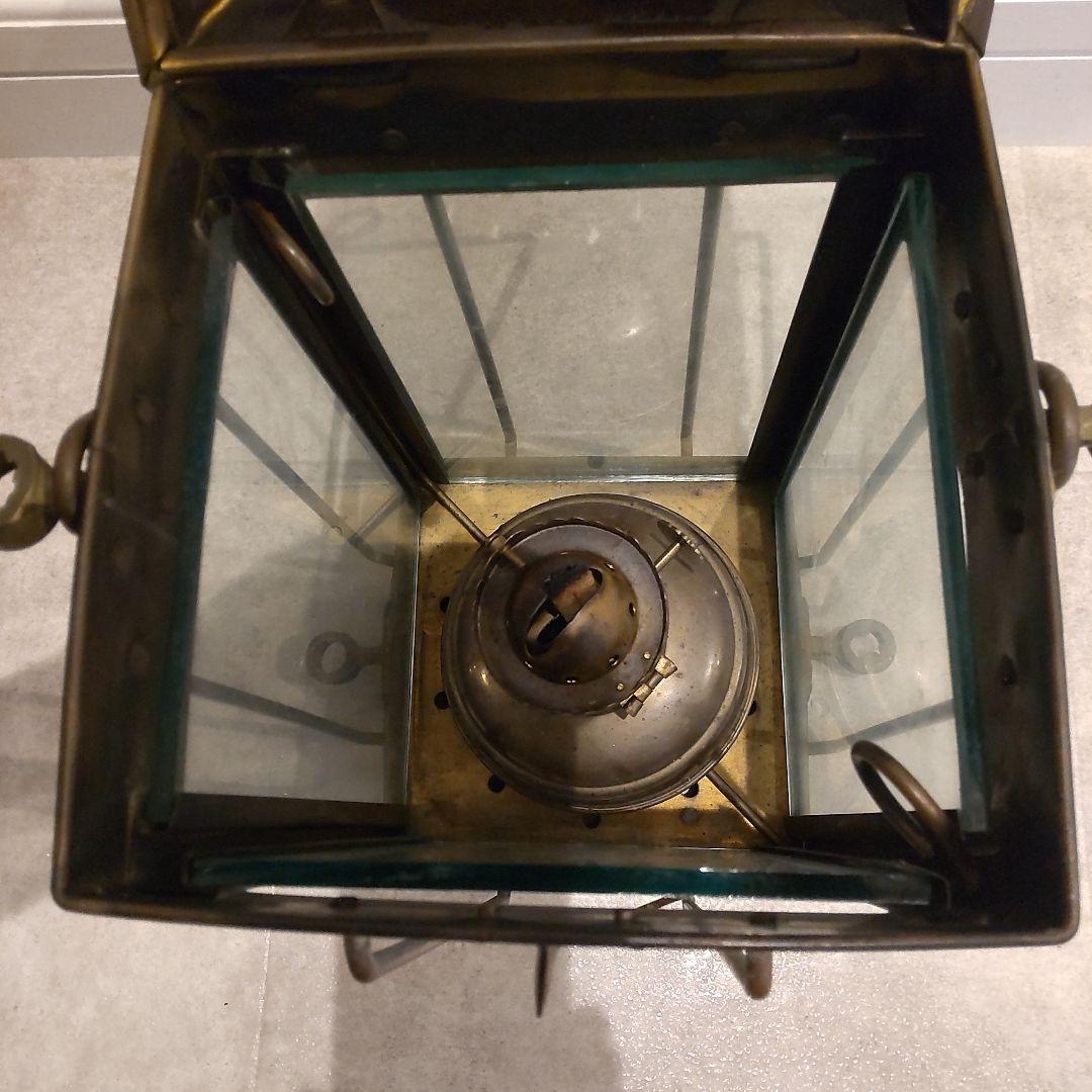 ヴィンテージ 真鍮 アンティーク 船 ランタン オイルランプ 海上ランプ