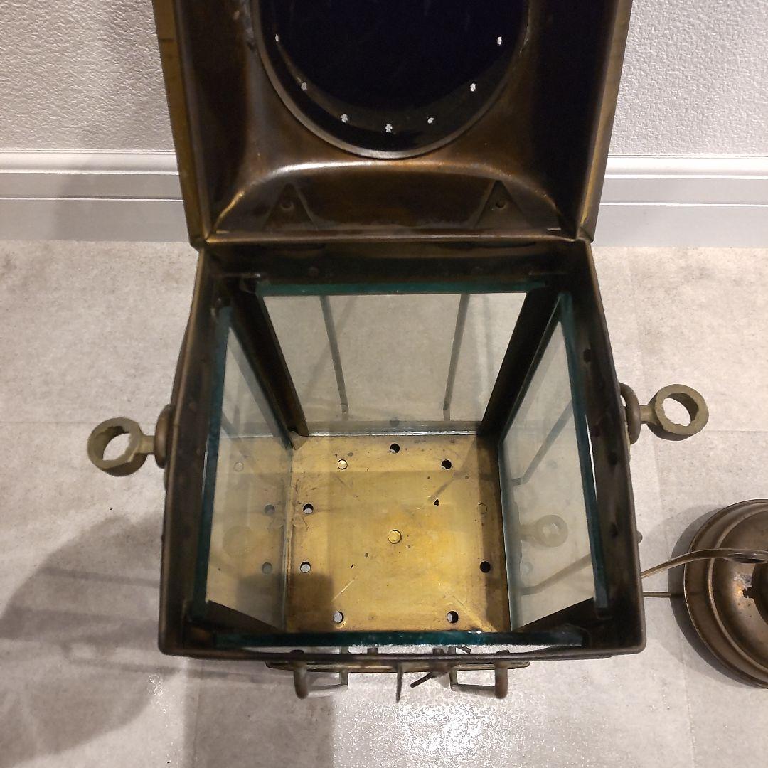 ヴィンテージ 真鍮 アンティーク 船 ランタン オイルランプ 海上ランプ