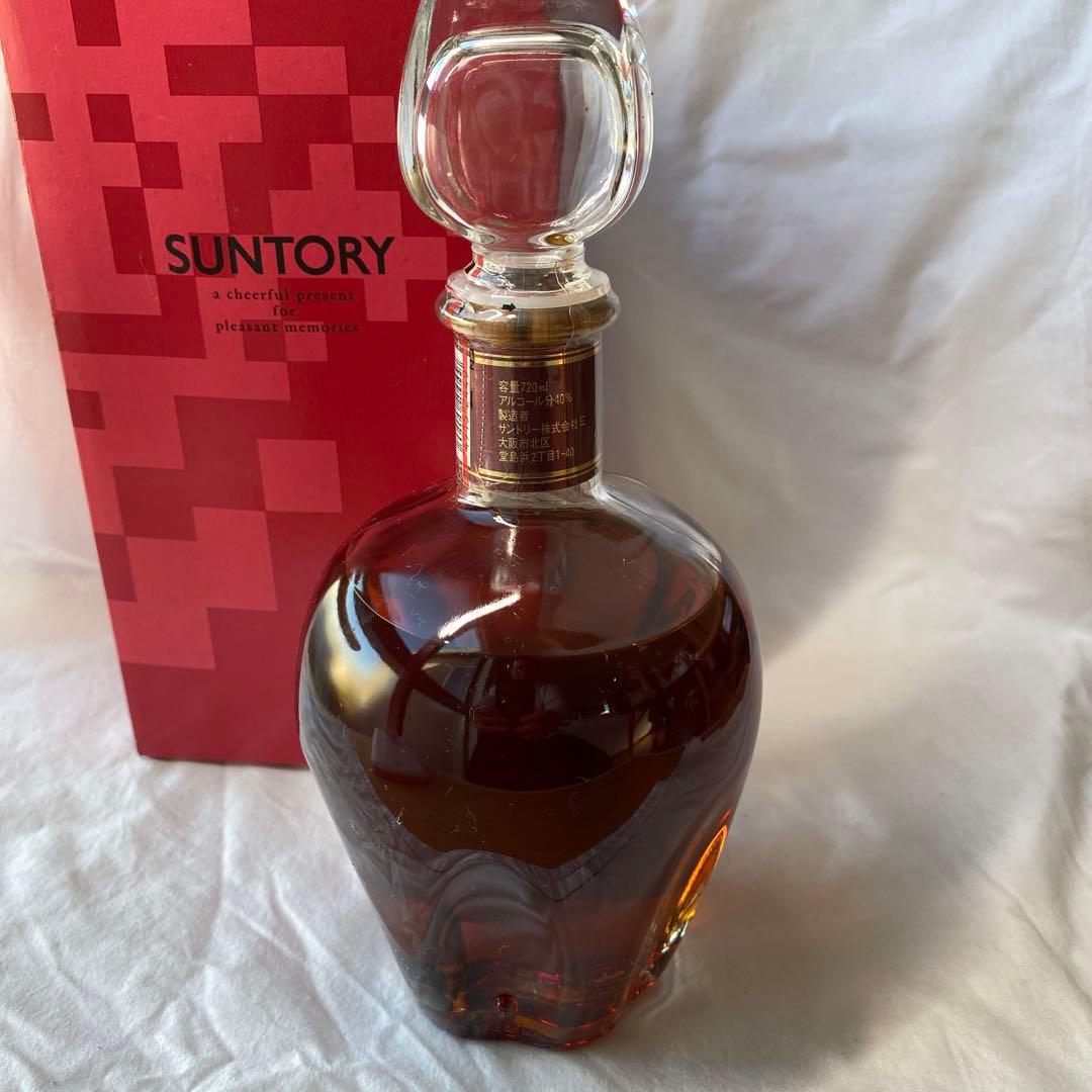 【未開栓・箱付】古酒サントリー ウイスキー＆ブランデー 3本セット