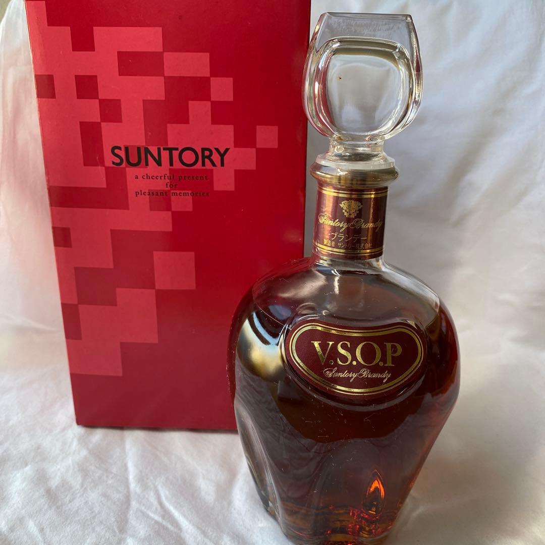 【未開栓・箱付】古酒サントリー ウイスキー＆ブランデー 3本セット