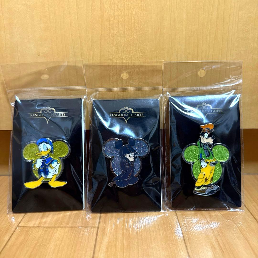 新品 キングダムハーツ ピンバッジ 3種類 ロフト KINGDOM HEARTS