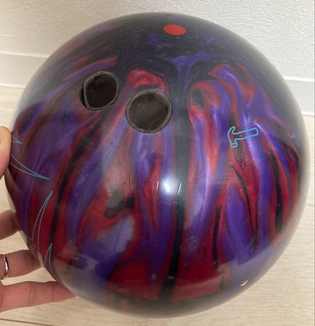 ボウリング　ボール　ハンマー　ブラックウィドー　ナイトメア　15ポンド