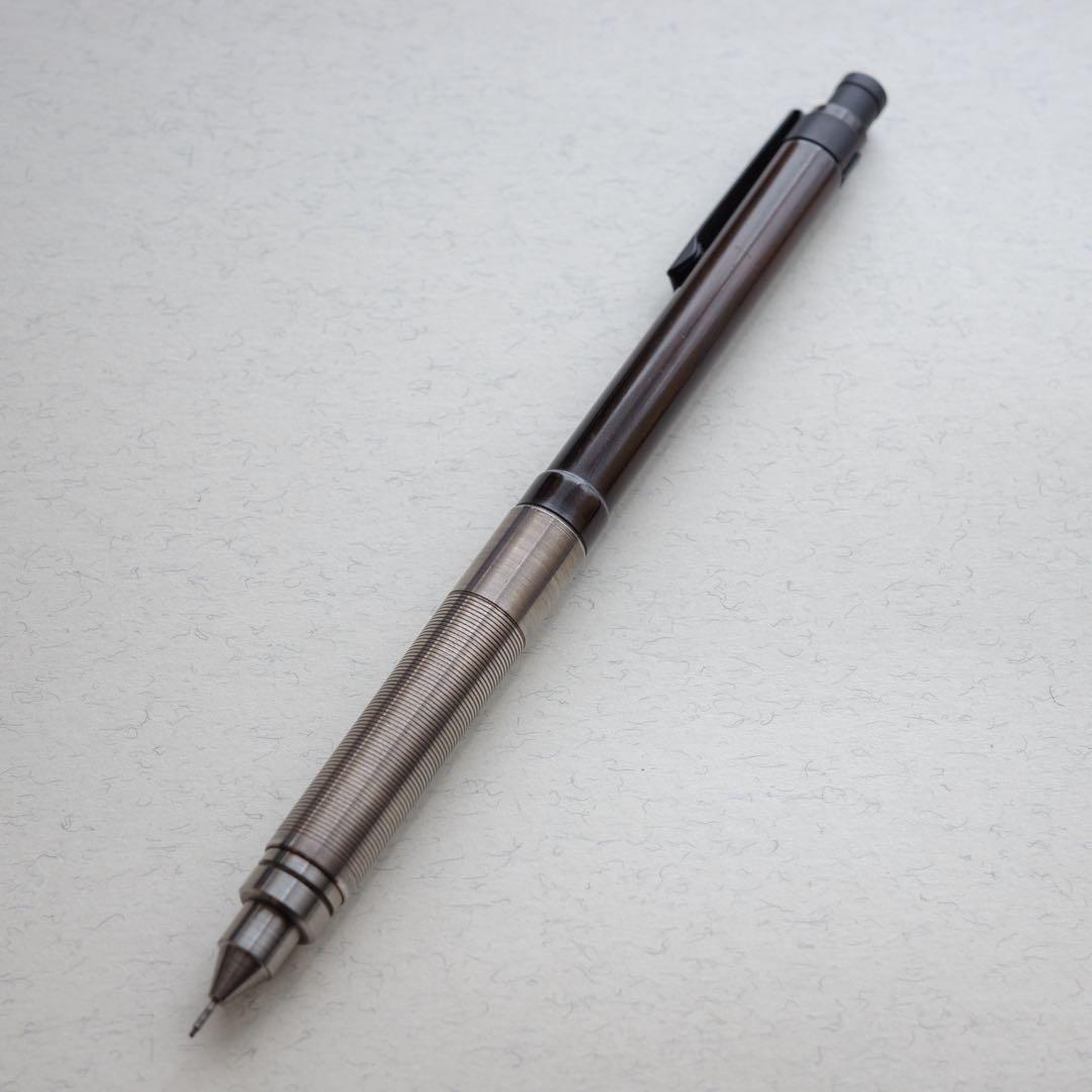 チタン/シルバー/黒檀 FF-matic搭載 0.5mm 特注 シャープペンシル