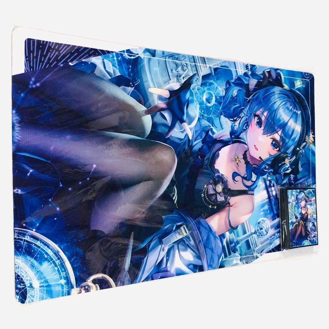 ホロライブ 星街すいせい スリーブ プレイマット ミッドナイトブルー