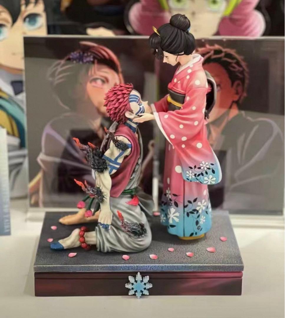 鬼滅の刃 猗窩座 恋雪 フィギュア ガレージキット