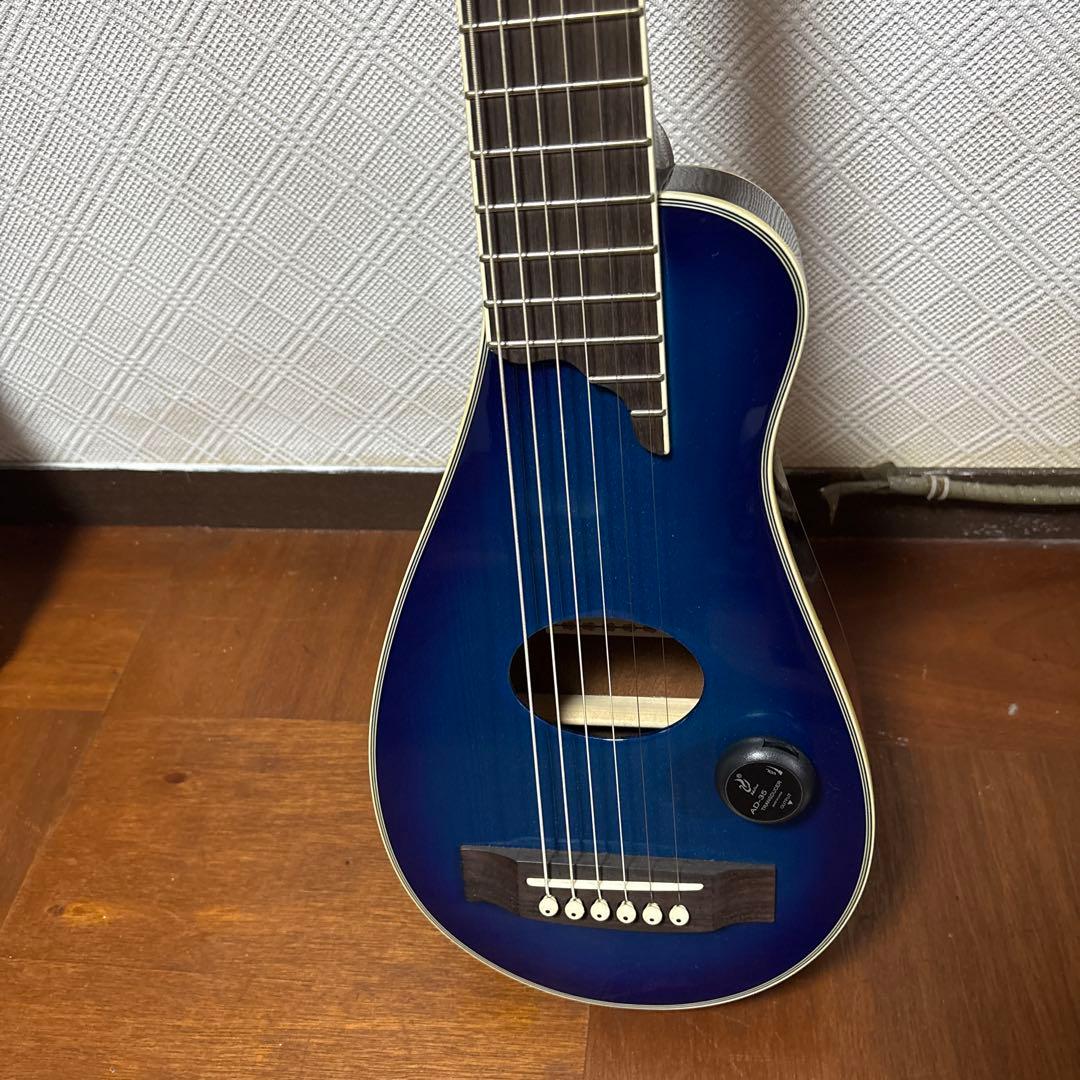 アコースティックギター (ブルー)ソフトケース付き