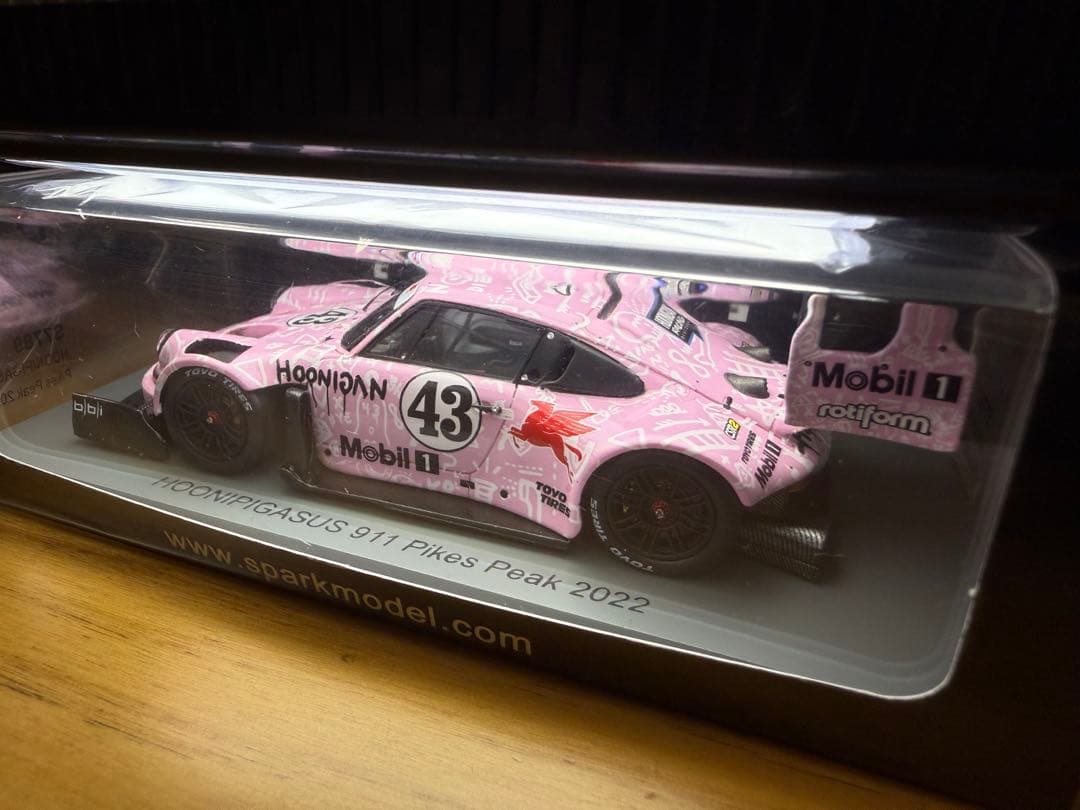 ミニカー 1/43 HOONIPIGASUS 911 Pikes Peak 2022
