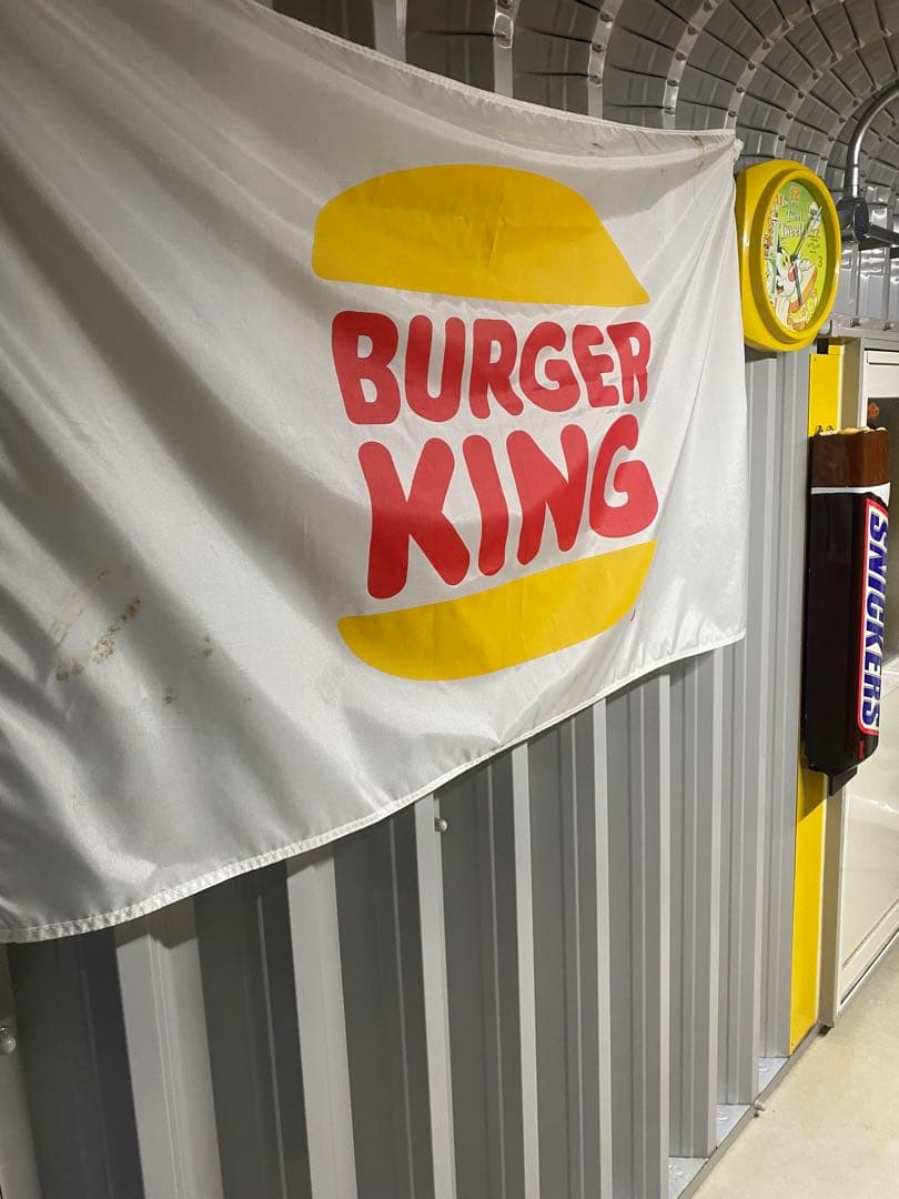 Burger King 店舗ディスプレイ　特大バナー 激レア品‼️