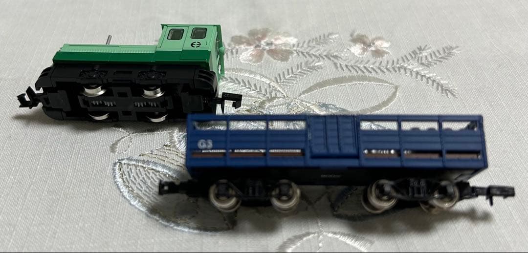 最終ナローゲージ　富別簡易軌道　自走客車/ディーゼル機関車＋セット4点　動力化済