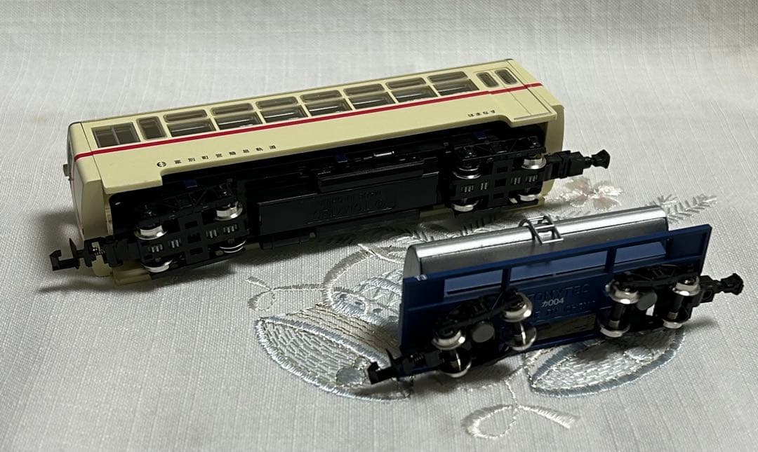 最終ナローゲージ　富別簡易軌道　自走客車/ディーゼル機関車＋セット4点　動力化済