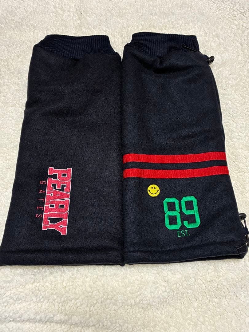 パーリーゲイツ　レッグウォーマー　ネイビー