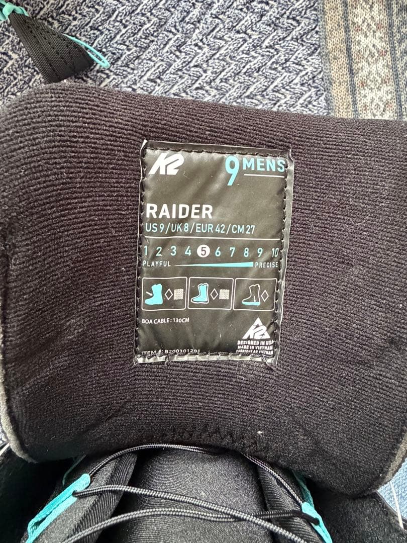 K2 スノーボードブーツ ブラック