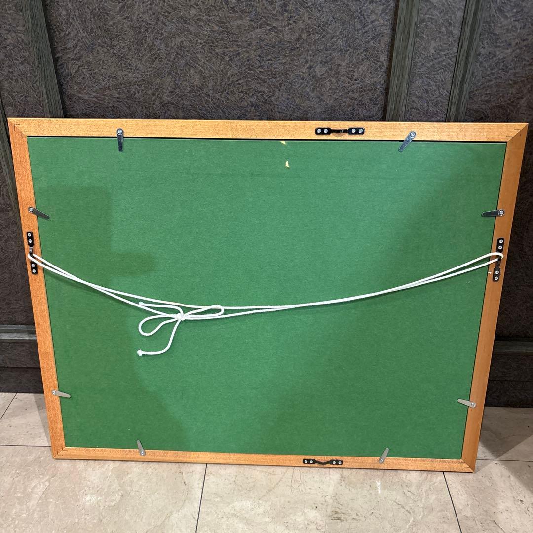 本荘正彦 雨あがり 版画　限定版 21/50 定価¥55000 直筆サイン