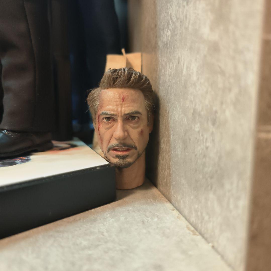 nut pizトニー・スターク ヘッドスカルプト 1/6