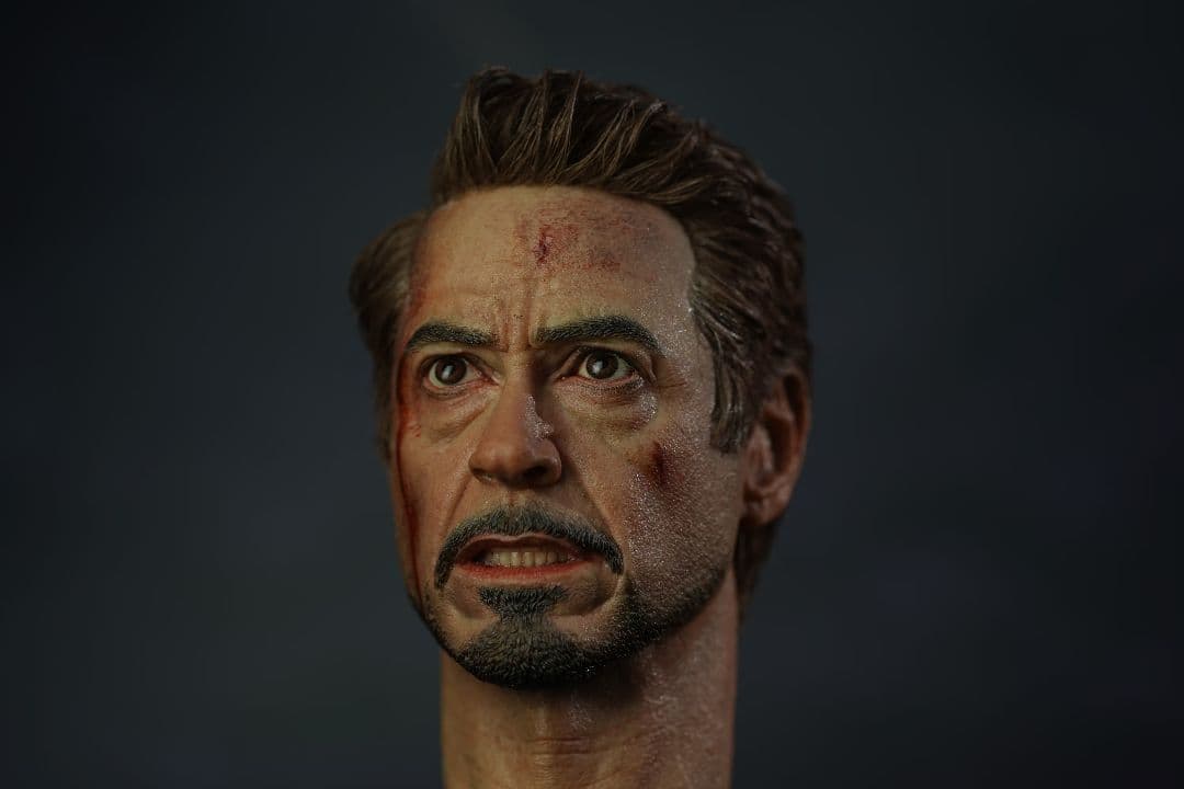 nut pizトニー・スターク ヘッドスカルプト 1/6