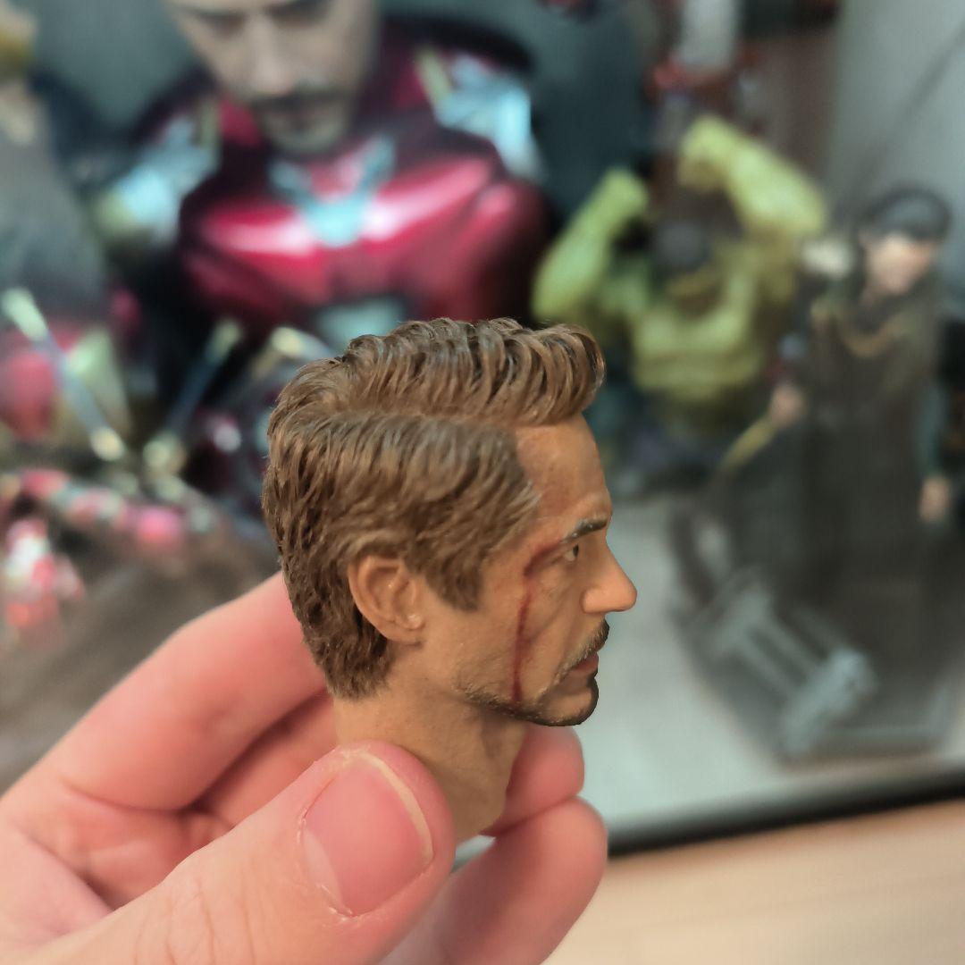 nut pizトニー・スターク ヘッドスカルプト 1/6