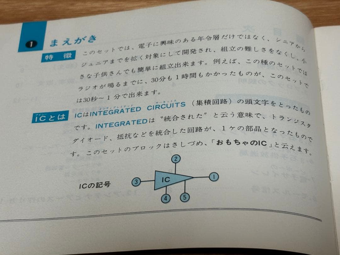 当時物 ニッコー ICブロック ラジオ基地 1号 未使用 日本製