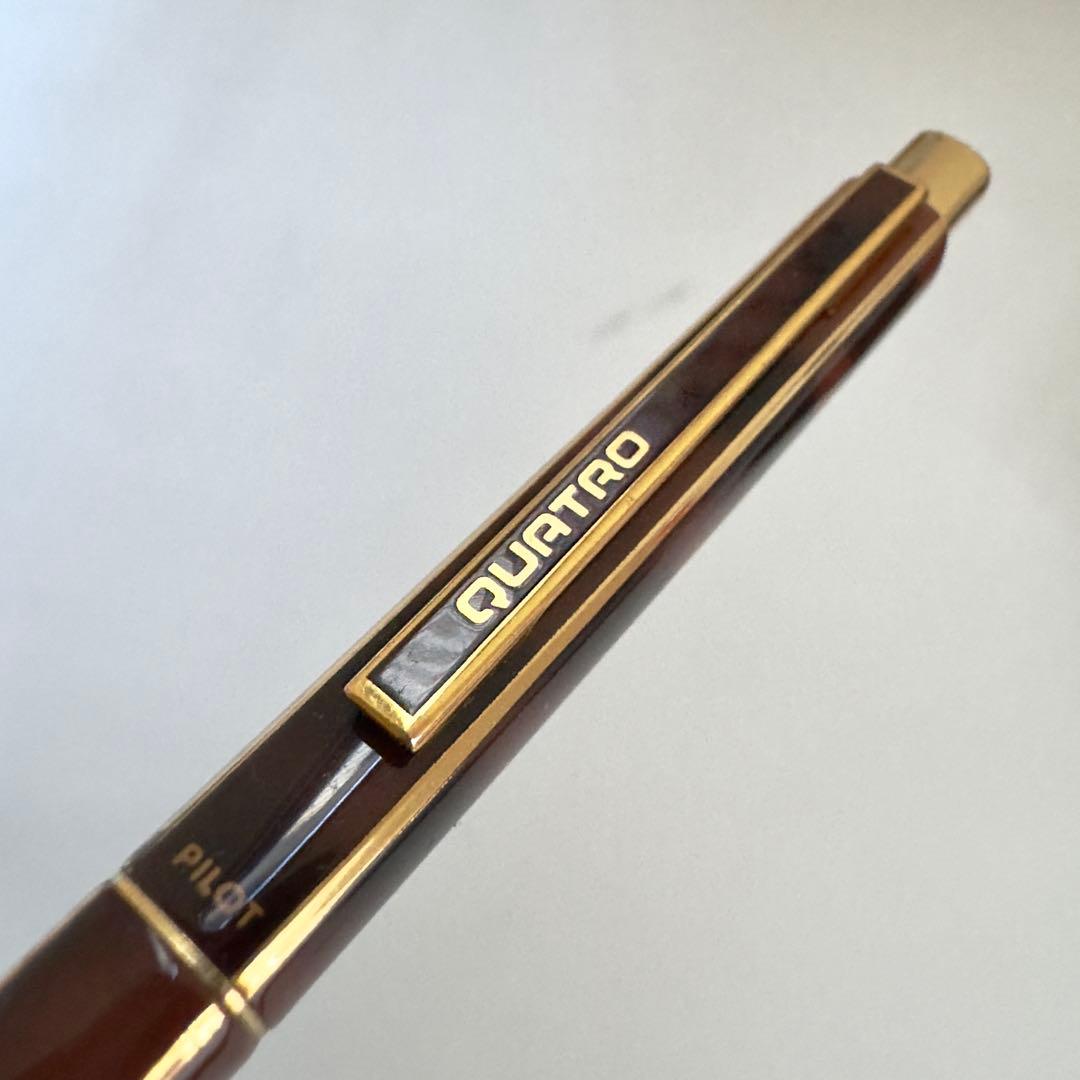 廃番 PILOT QUATRO クアトロ シャープペンシル マーブル ゴールド