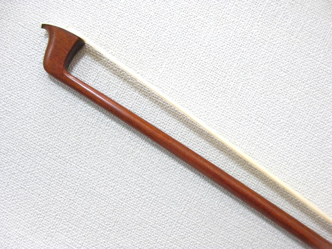 【上級分数弓3/4】 フランス製 Luthes Paris 銀黒檀 バイオリン弓