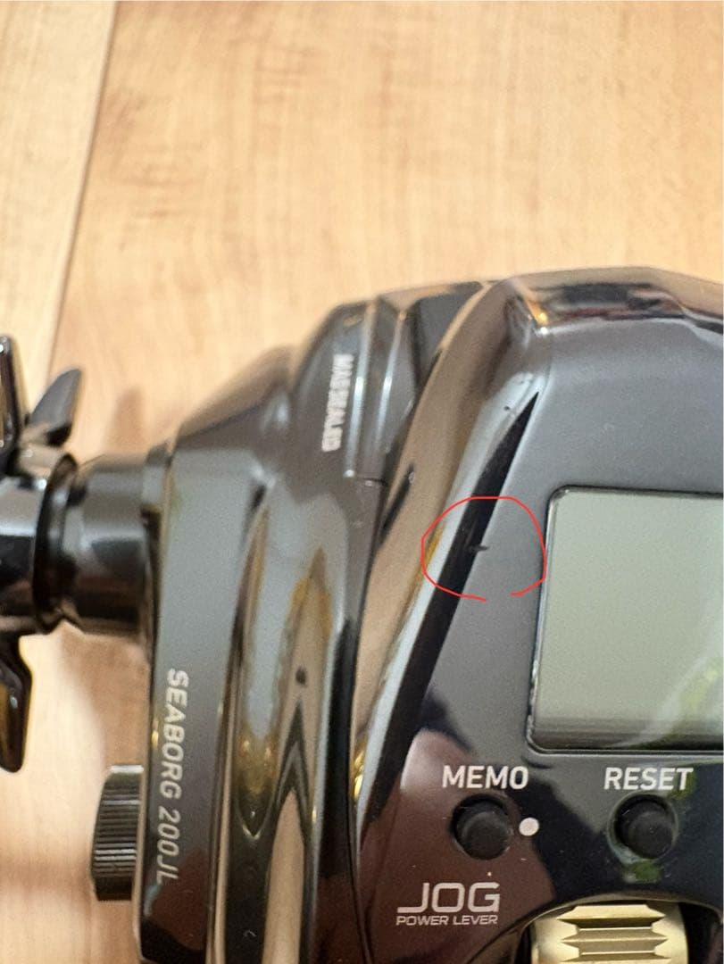 ダイワ 22シーボーグ 200JL 左ハンドル 使用少　アルミラウンドノブ付き