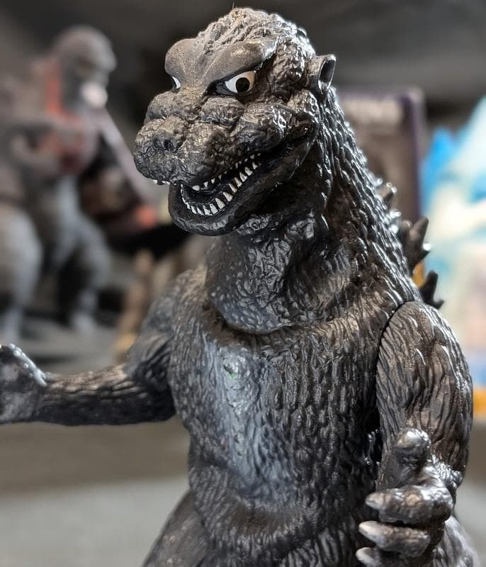 ゴジラ初代・逆襲白・シン・シェー（バンダイ）ムービーモンスターシリーズ４体セット