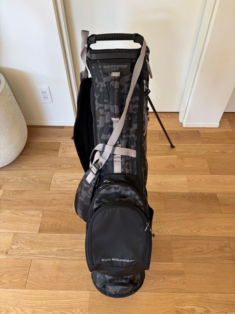 サンマウンテン　カモフラージュ スタンド式ゴルフバッグ