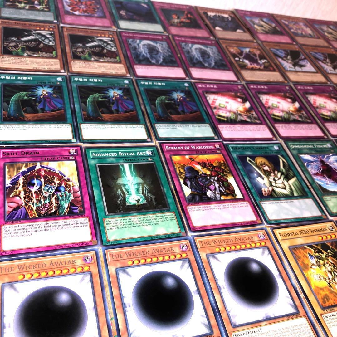 遊戯王 海外版のみ 大量まとめ売り ノーマル/字レア　約45000枚 引退品