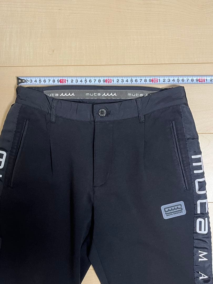 MUTA MARINE サイドライン イージースラックス ブラック5(M)