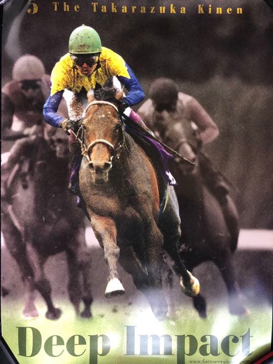 武豊直筆サイン入りディープインパクト  ポスター
