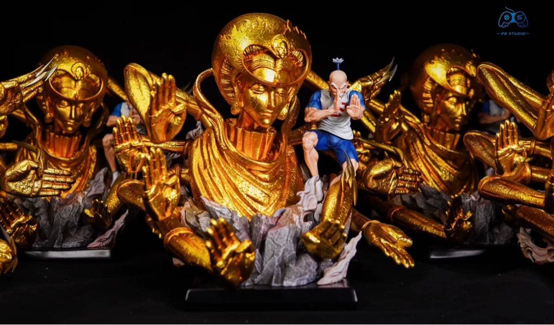 hunter×hunterアイザック＝ネテロ ガレージキット ガレキスタチュー③