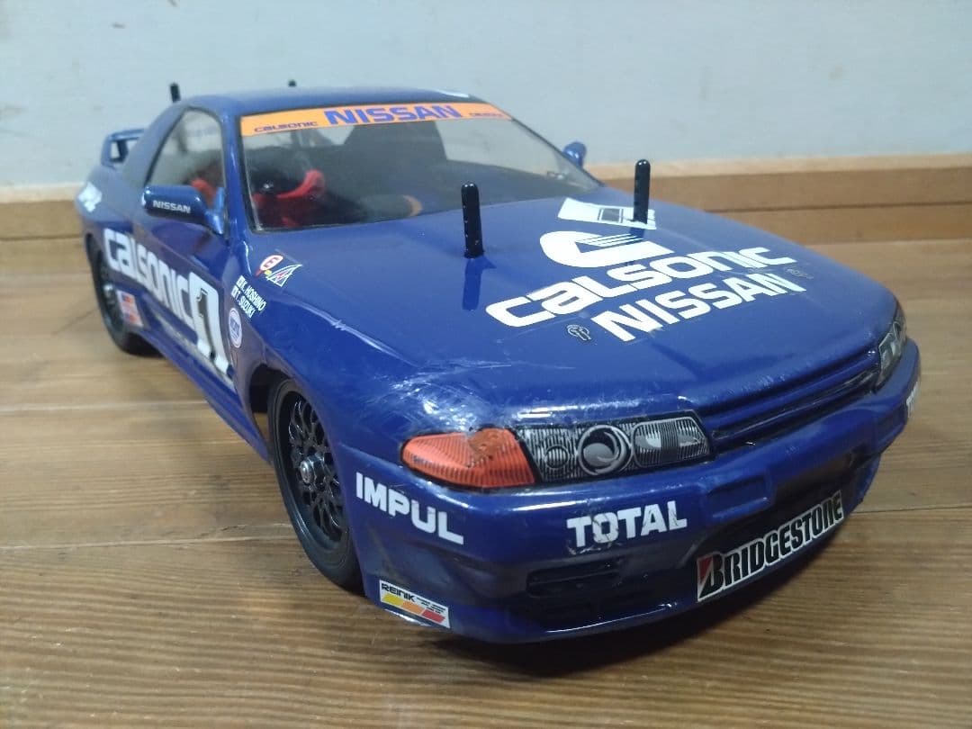 タミヤ　カルソニック　スカイライン　GT-R　ボディ　TA02　シャーシ　セット