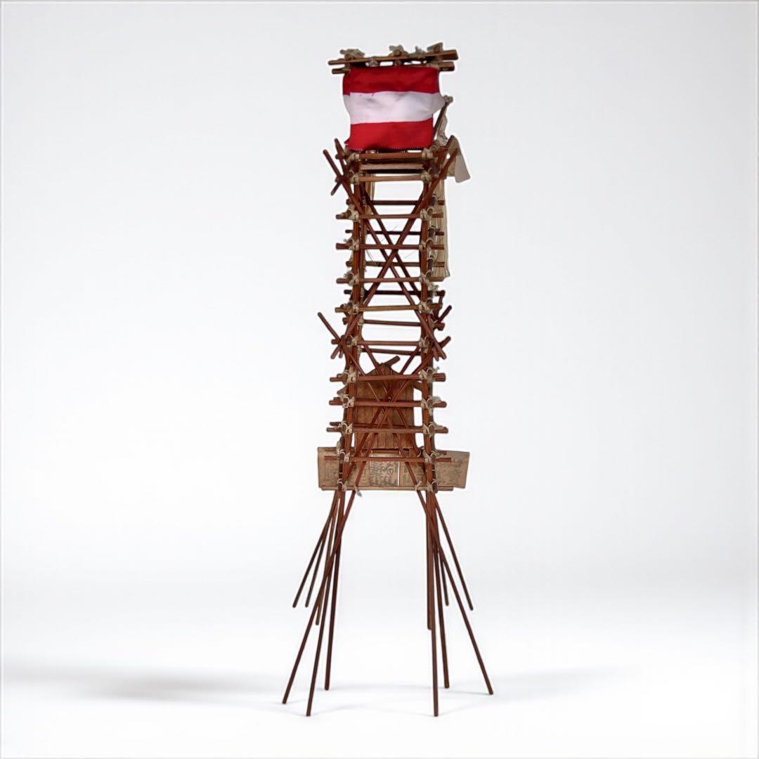 1955（昭和30）年秋場所記念 大相撲番付櫓模型 木箱入 四横綱時代千秋楽資料