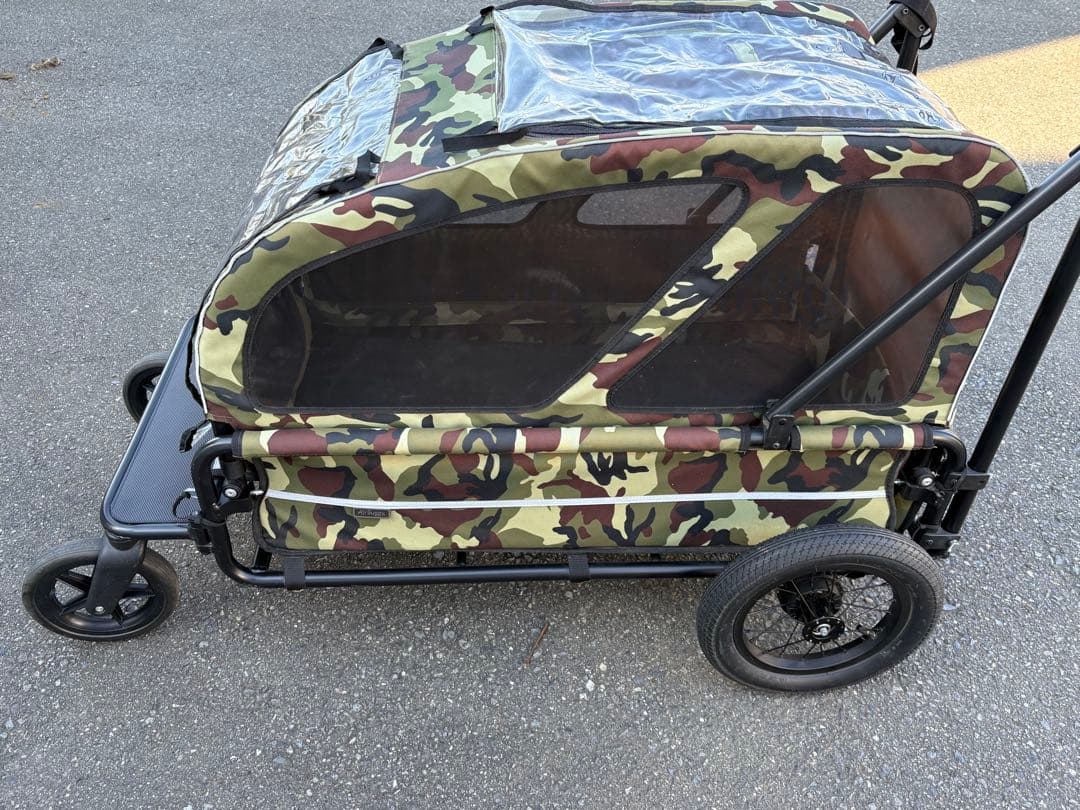 エアバギー キャリッジ 台車・ルーフ カモフラージュ ペットカート