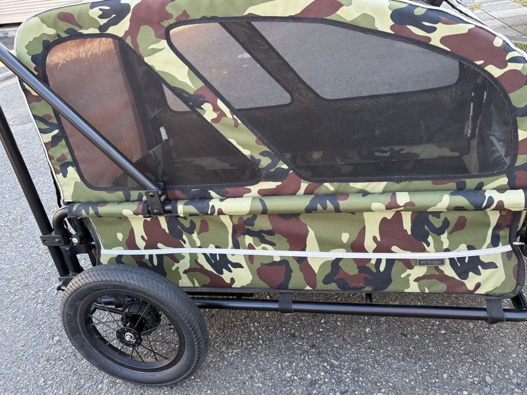 エアバギー キャリッジ 台車・ルーフ カモフラージュ ペットカート