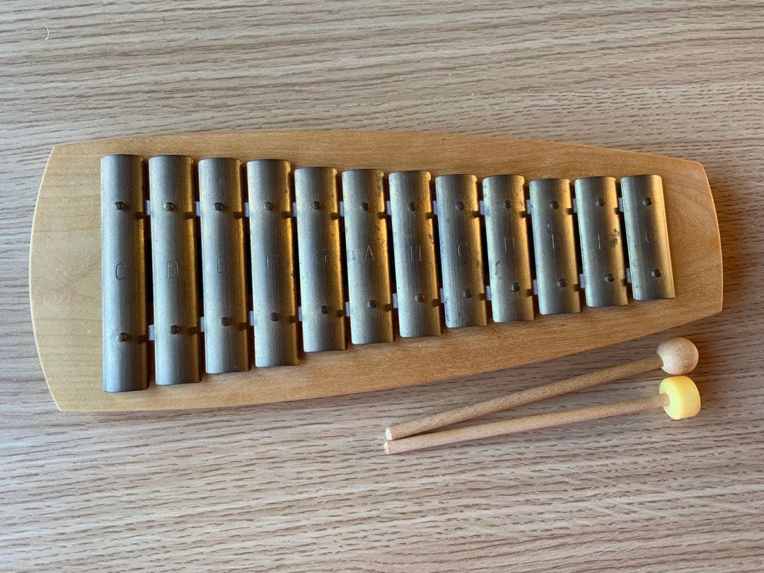 2.5万円 知育玩具 アウリス シェルズ グロッケン 12音 ダイヤトニック