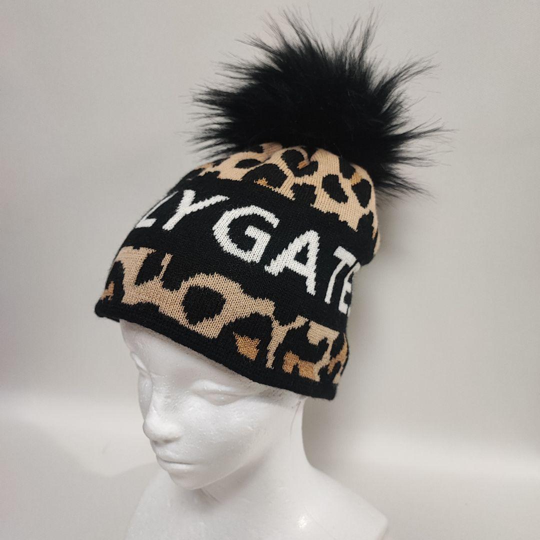 PEARLY GATES パーリーゲイツ レオパード ヒョウ柄 ニット帽
