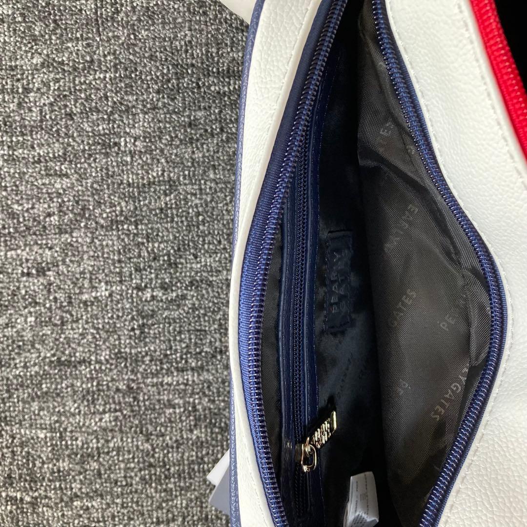 PEARLY GATES ダブルジッパーポーチ ゴルフ収納バッグ