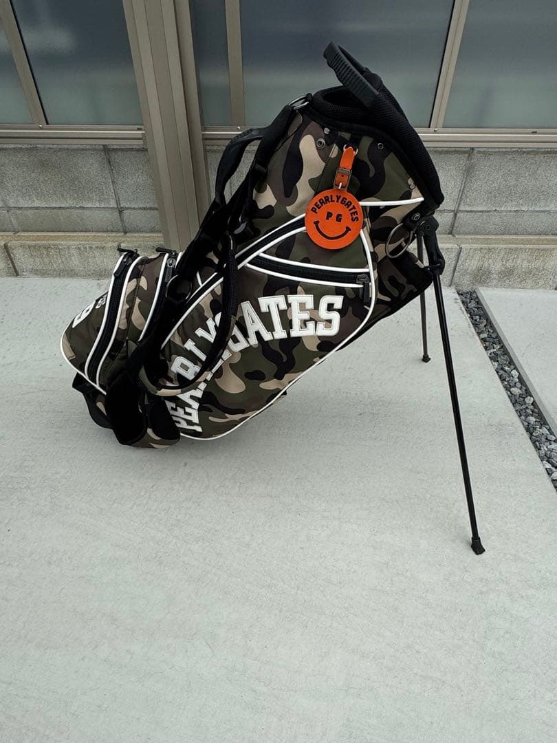 パーリーゲイツ 迷彩 キャディーバック へ ッドカバー4点セット
