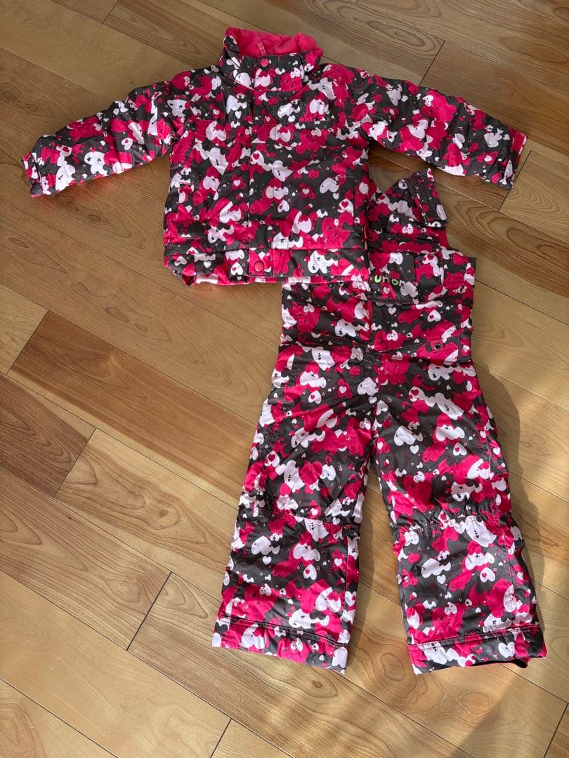 BURTON 子ども用 スキーウェア　上下セット　状態良ピンク　99〜106cm