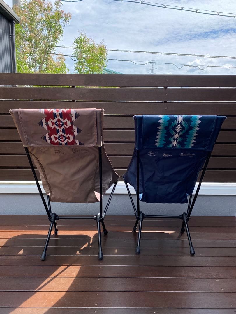 ヘリノックス　チェア　ペンドルトン　2018限定　2脚セット　中古
