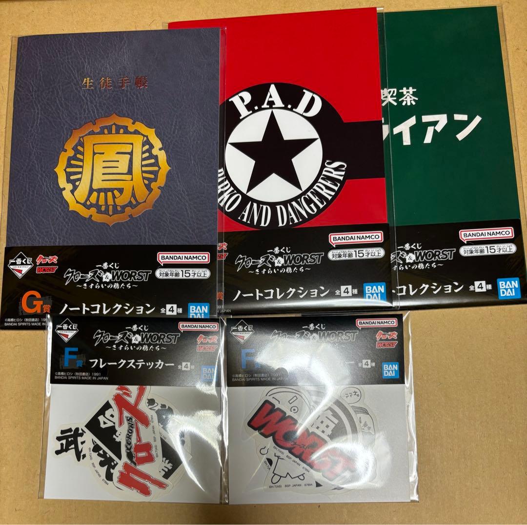 一番くじ　クローズ&WORST　フィギュア　さすらいの鴉たち　A賞　B賞