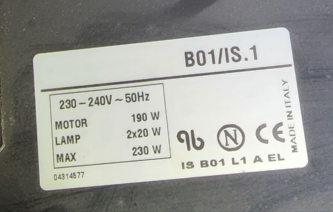 大幅値下げ ガラス製(イタリア製)アイランドキッチン用レンジフード