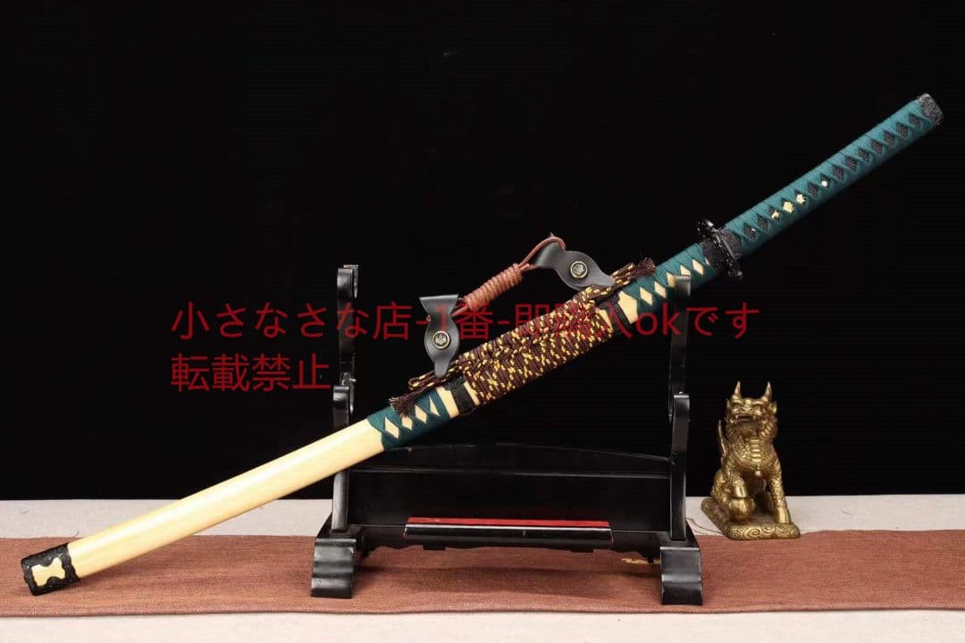 26寸百錬模様鋼武士太刀一徳淵 古兵器 武具 刀装具 日本刀 模造刀 居合刀