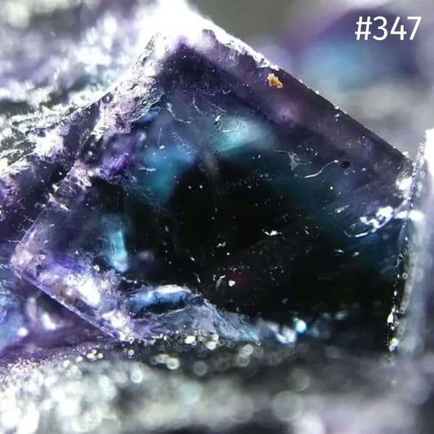 347 オコルス鉱山産 パープル ブルー フローライト