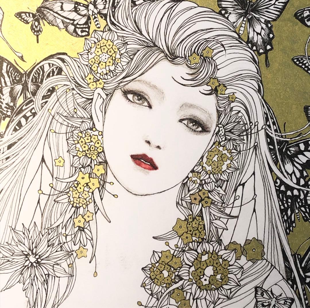 羽人の詩 Song of Hanebito【肉筆絵画】