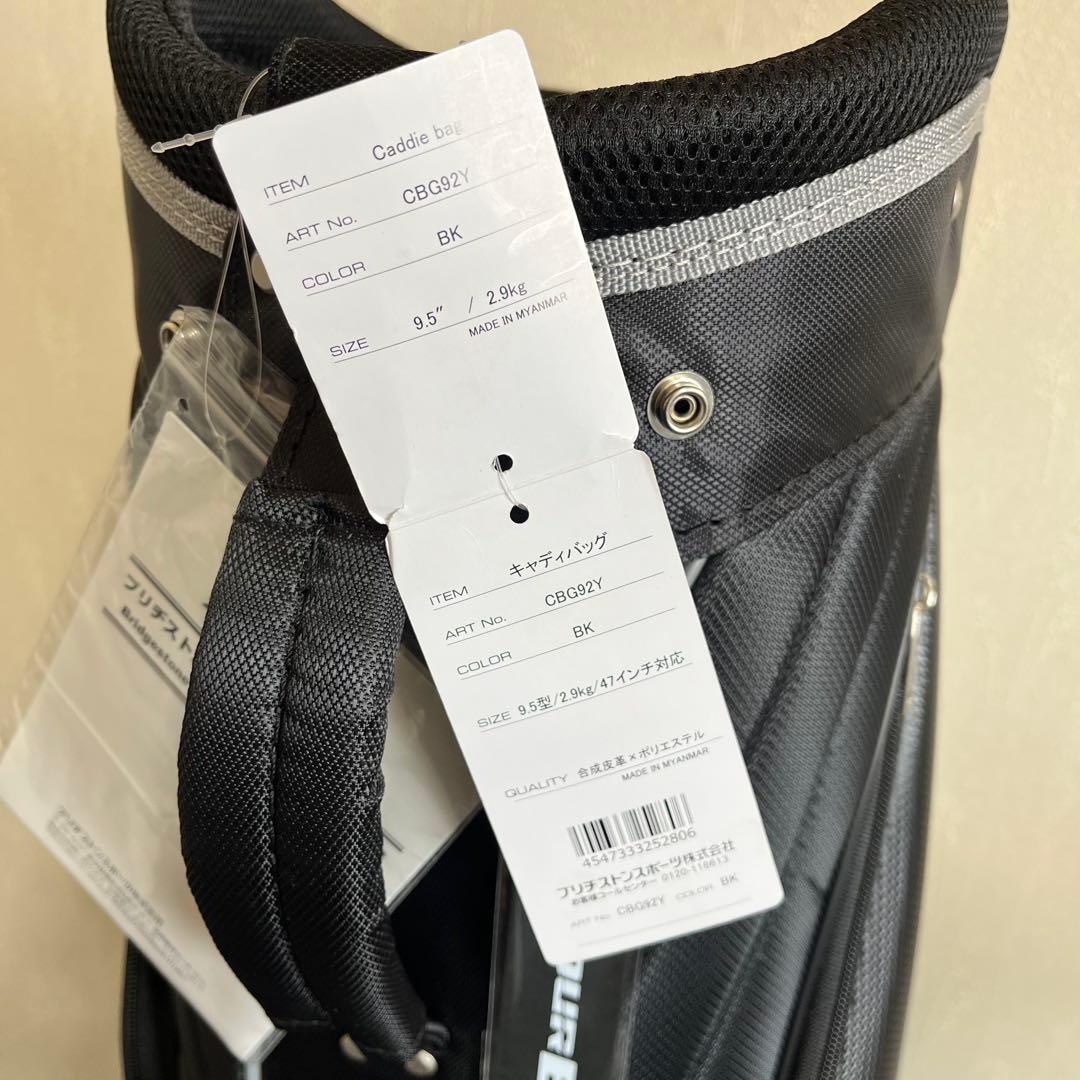 【未使用品】ブリヂストン キャディバッグCBG92Y TOUR Bタグ付