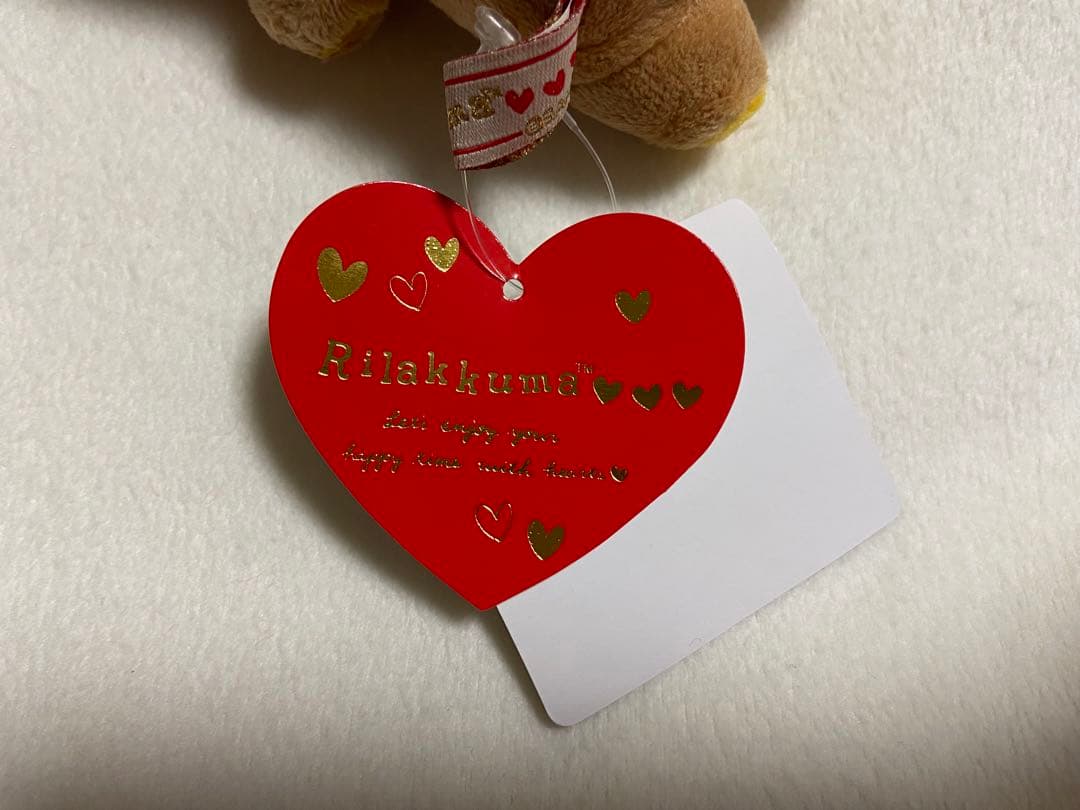 リラックマ ハートのニットぶらさげぬいぐるみ