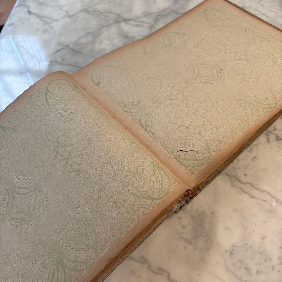 フランス　アンティーク　ポストカード　アルバム　CARTES POSTALES