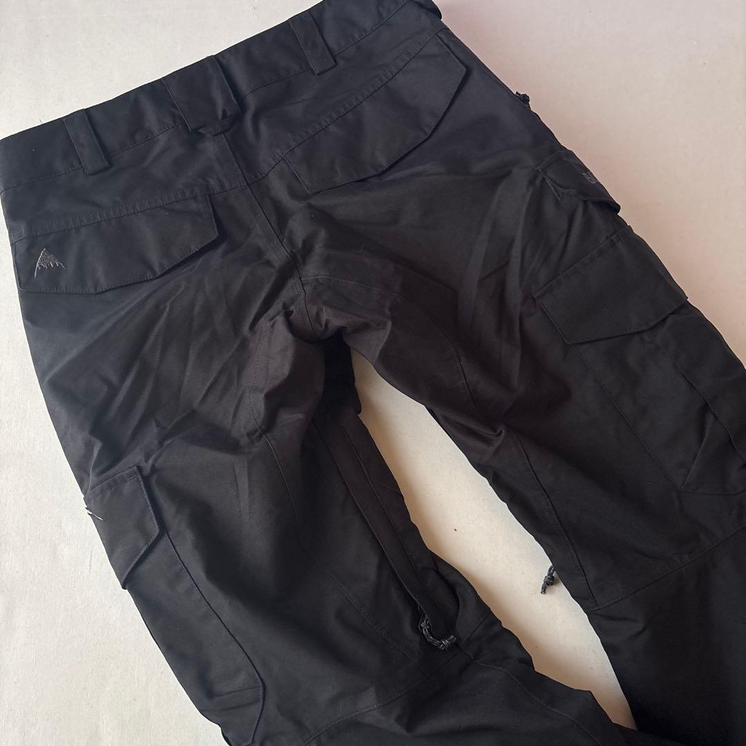 B239新品訳あり！Burton カーゴパンツ メンズ レギュラー 黒 Sスノボ
